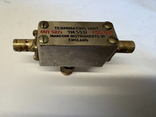 MARCONI INSTUMENTS Terminating unit TM555A 52 OHM /75 OHM OUTPUT HAM RADIO