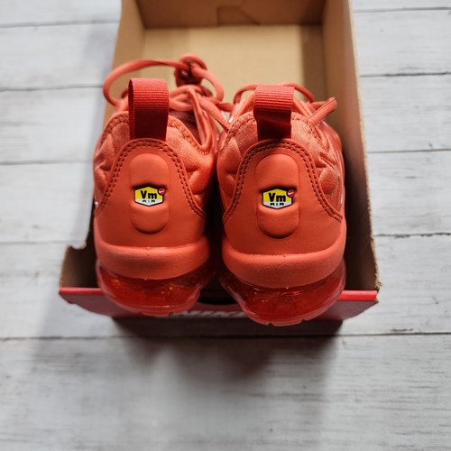 Sz 6 WMNS Nike Air Vapormax Plus Mantra Orange DZ4440 800 - New/NoLid - Picture 6 of 8