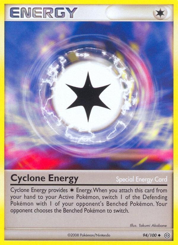 Pokemon Cyclone Energy (94/110) Stormfront LP REVERSE HOLO