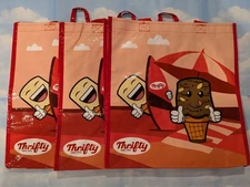 LOT (3) THRIFTY ICE CREAM REUSABLE SHOPPING PLASTIC BAG NWT