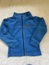 Columbia Fleece boys Full Zip Jacket Size 4T bright Blue