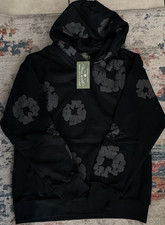 Black and Grey Denim Tears Hoodie