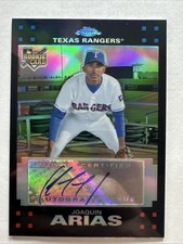 2007 Topps Chrome Rookie Auto Refractor #346 Joaquin Arias /500