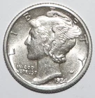 1934 Mercury Dime AU (L213)