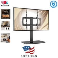 Universal Swivel/Table Top TV Stand 27 to 60 inch TVs 80 Degree Swivel, 4 Lev...