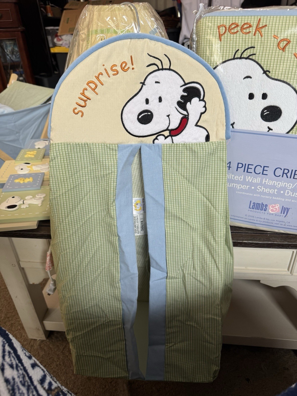Peek A Boo Snoopy Baby Items