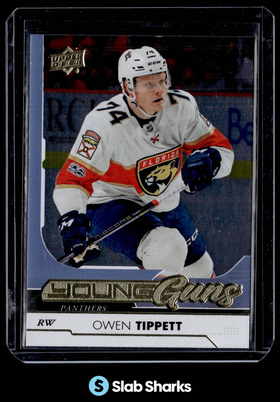 2017 UPPER DECK #469 OWEN TIPPETT SILVER FOIL YOUNG GUNS RC ROOKIE