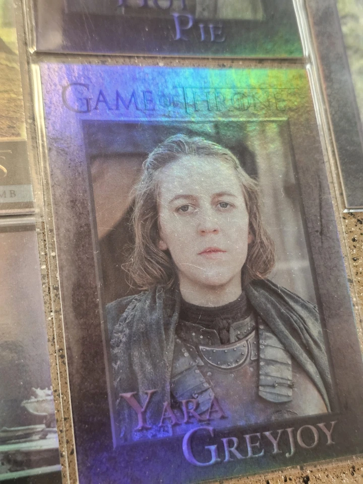 (6) G.o.T. Season 3 Mixed Holo Card Lot. Hot Pie. Tyrion Lannister. Yara. LP-NM - Image 3 of 4
