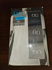 (X) 2(X)IST MEN 3 PACK V NECK T-SHIRT UNDERWEAR XL 46-48 NEW