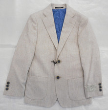 Boys T.O. Khaki Blend Patch Pocket Blazer Slim Sizes 8 - 20