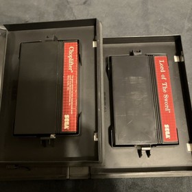 Sega Master System - Double Dragon, Choplifter, & Lord of the Sword - w/cases