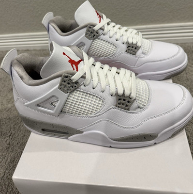 Jordan Air Jordan 4 Retro White Tech Grey Fire Red White Oreo CT8527-100