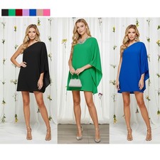 Women's One Shoulder Dress - Wedding Guest, Resort, Vacation