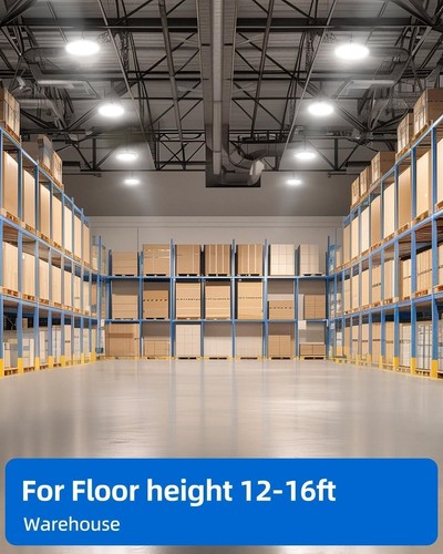 IP66 150W High Bay Led Shop Lights, 5000K Daylight, 21500LM (Eqv. 650W MH/HPS... - Picture 7 of 7