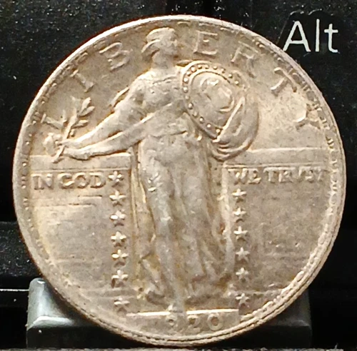 1920 U.S. Standing Liberty Quarter Collectible AU SHARP