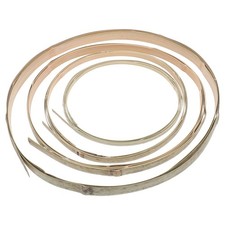 4 Pcs Bamboo Weaving Strips Flat Cane Basket Materials for Furniture