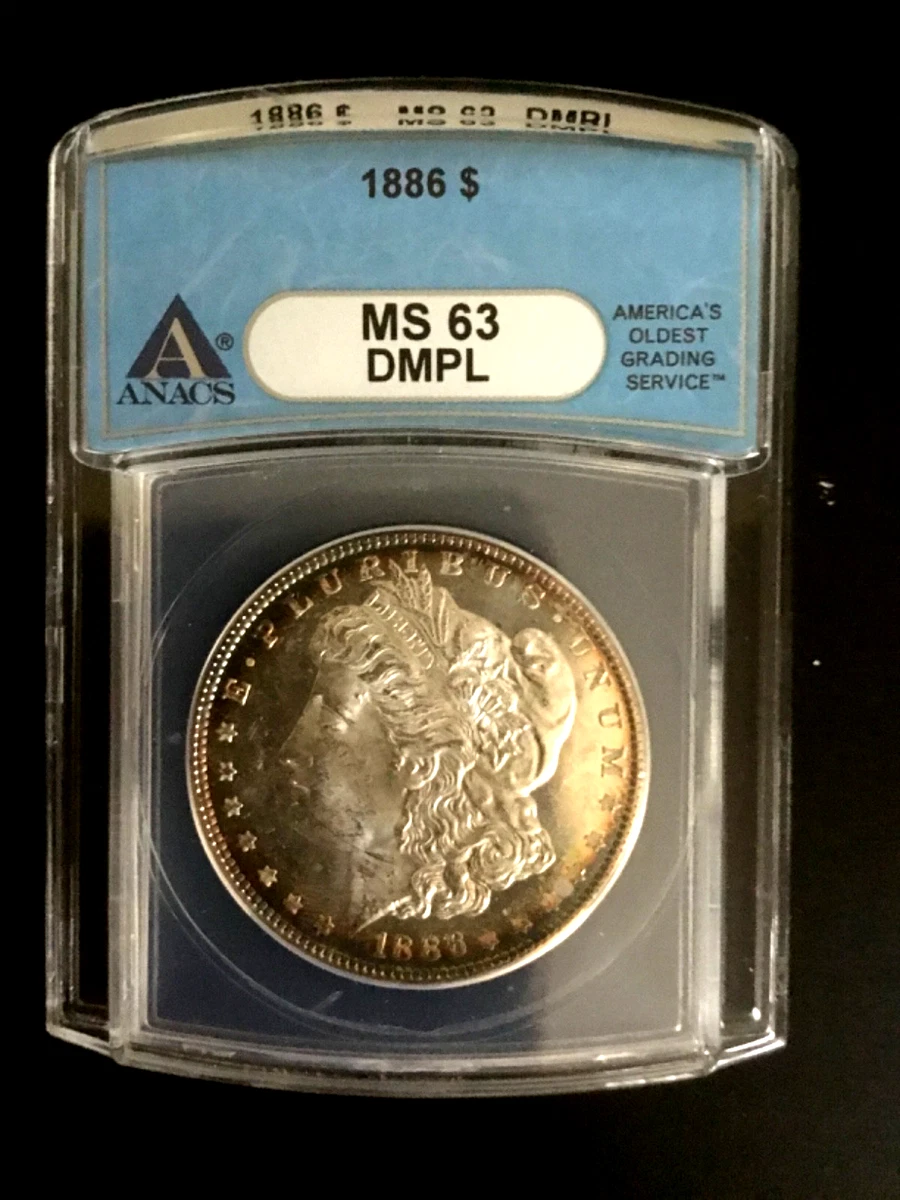 1886 モルガンダラー PCGS MS63 鑑定済み コレクション 25+ MS 63 Graded 1886 Year Morgan US Dollars (1878-1921) for sale