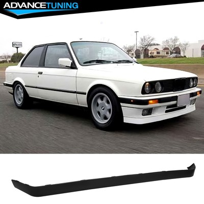Fits 84-92 BMW 3-Series E30 M-Tech Style Unpainted Front Bumper Lip Splitter PU