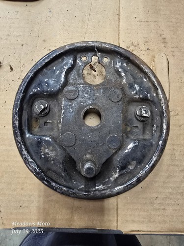  HARLEY SHOVELHEAD REAR BRAKE BACKING PLATE 63-72 41650-63 Panhead Shovelhead 