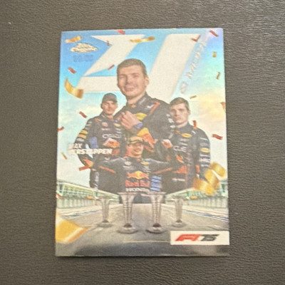 Topps Chrome Formula 1 XL Insert XL-1 Max Verstappen Oracle Red Bull Racing