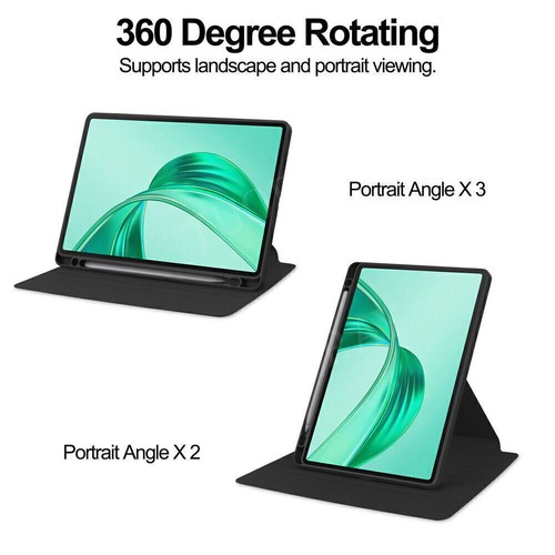 For Huawei Honor Pad X8A 11" 2024 Tablet Case Tri-Folding Rotating Stand Cover - Picture 20 of 62