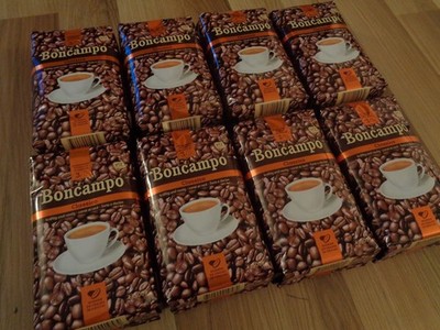 Boncampo Classico Kaffeebohnen / Kaffee 8x 1kg Kilo aus der Schweiz NEU & OVP