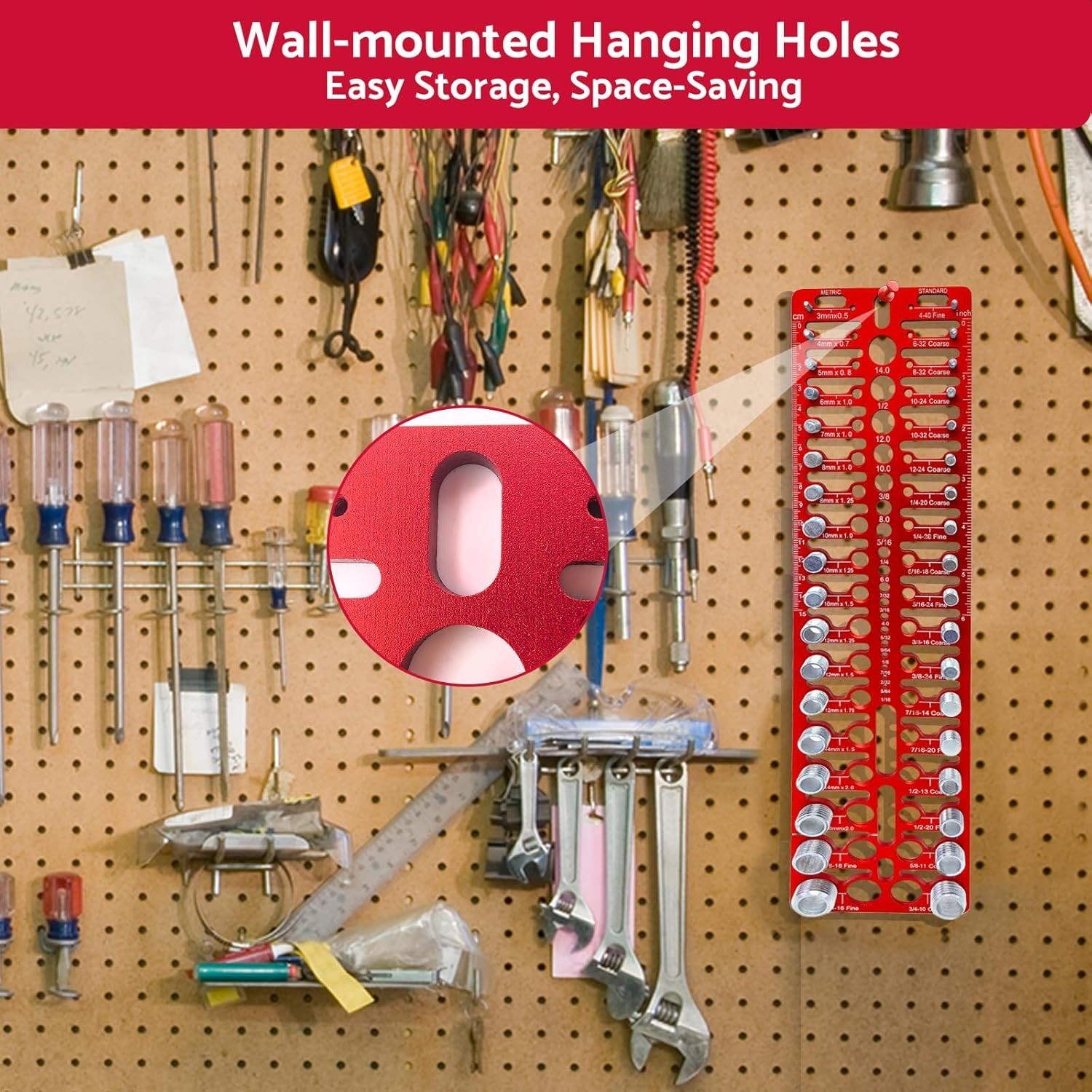 55 Nut and Bolt Thread Checker - Thread Checker Standard and Metric Bolt and Nut