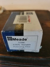 Meade Variable Polarizing Filter 905 1.25 in 07286 Black Japan