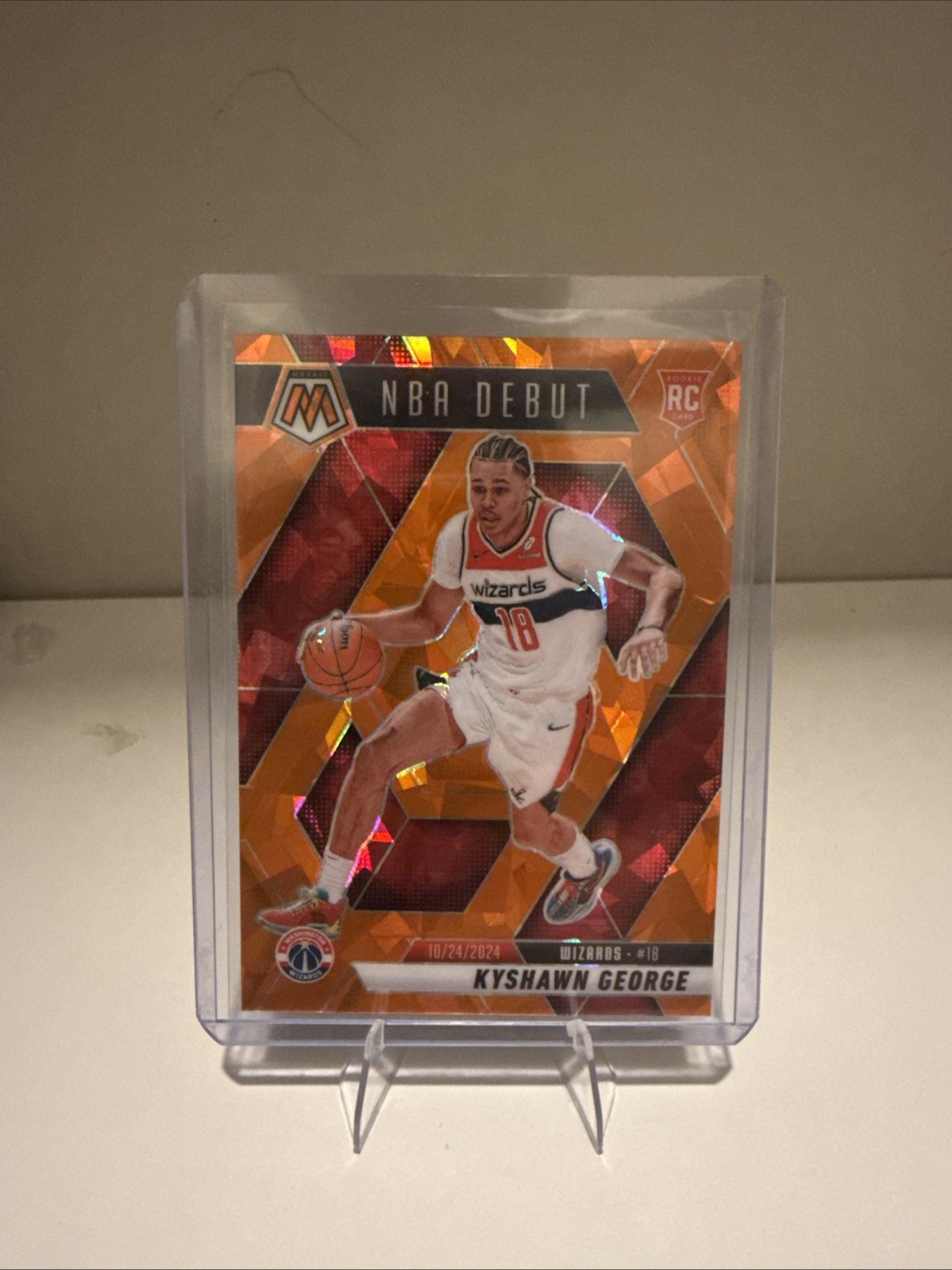 2024-25 Panini Mosaic NBA Debut Kyshawn George /49 #256