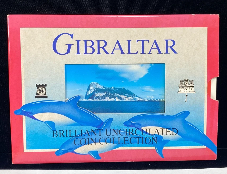 1999 GILBRALTAR POBJOY MINT BRILLIANT UNCIRCULATED 9 COIN MINT SET RARE LOW RUN - Image 2 of 4