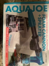 Aqua Joe 2-in-1 Hose-Powered Adjustable Foam Cannon Spray Gun | Quick-Connect