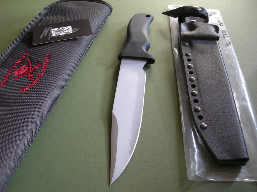 MAD DOG KNIFE KNIVES ZARAGOZA #006 / VVTL + LGJMD / BLACK HANDLE