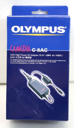 *New* Genuine Olympus Camera AC Adapter C-8AC for C-Series and D-Series cameras - Picture 1 of 3