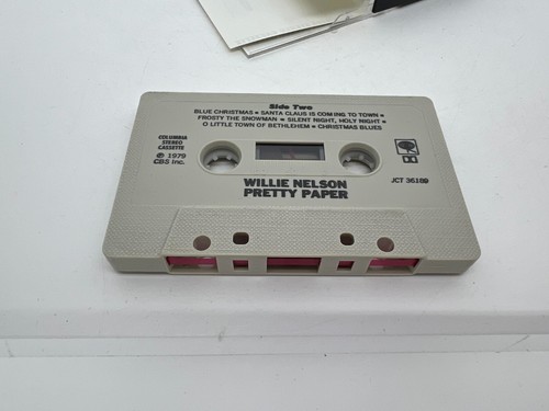 Willie Nelson Pretty Paper Cassette Tape 1979 Christmas Country Folk VTG Music - Picture 6 of 7