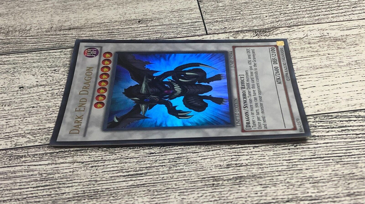 YUGIOH  DARK END DRAGON  ULTRA RARE  JUMP-EN044  LIMITED EDITION  NEAR  MINT