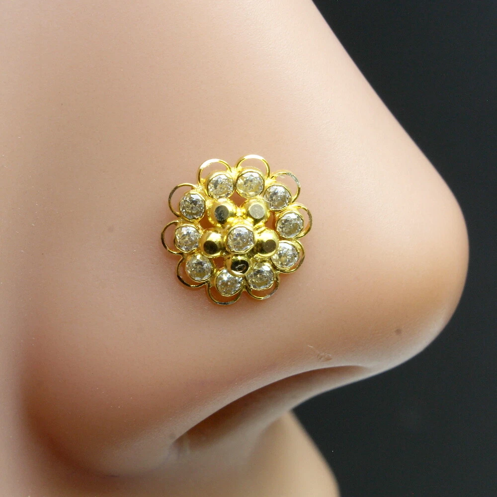 Nose pin indian style deals