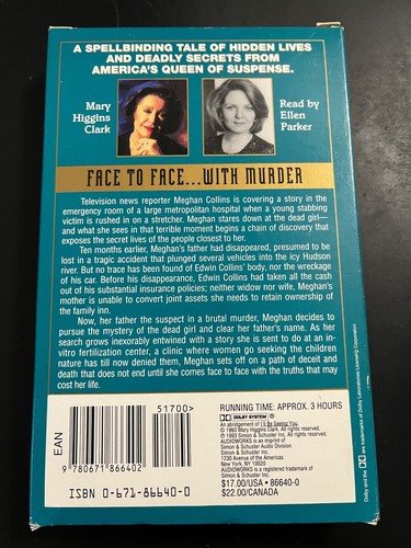 I'LL BE SEEING YOU By Mary Higgins Clark Cassette Audiobook - Picture 2 of 2