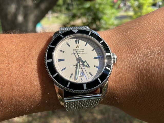 breitling superocean ebay