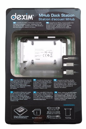 Dexim MHub Dock Station Premium for iPhone iPod Blackberry and Mac - Picture 9 of 9