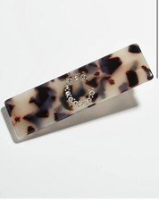 NWT ~ Baublebar Tortoise Crystal Initial “C” Barrette ~ Free Shipping