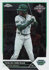 Yerlin Confidan 2023 Topps Pro Debut #PDC-142 Chrome Daytona Tortugas