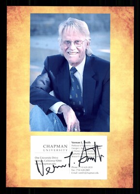 Vernon L. Smith Nobelpreis für Wirtschaftswissenschaften 2002 # BC G 44048