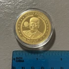 Liberty Proof Gold Plated Coin United States Of America John F Kennedy