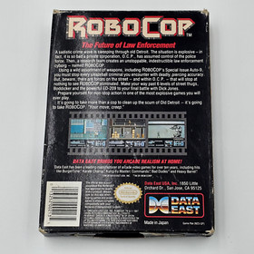 Robocop NES Game Box & Cart - Rev-A NES-CP-USA Tested Authentic Ex-Rental
