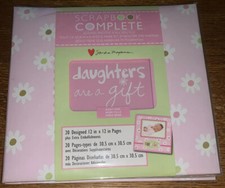 New Tapestry By RC Gibson Complete Scrapbook Album 12x12 Baby Girl Daughter Gift