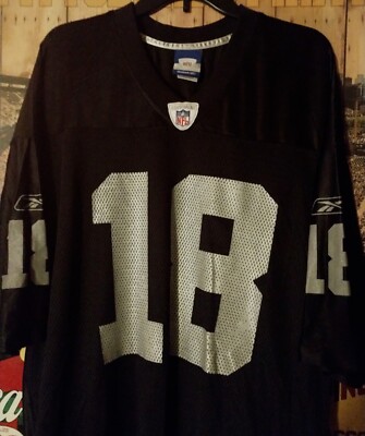 Oakland Raiders Randy Moss NFL On Field Reebok Men's