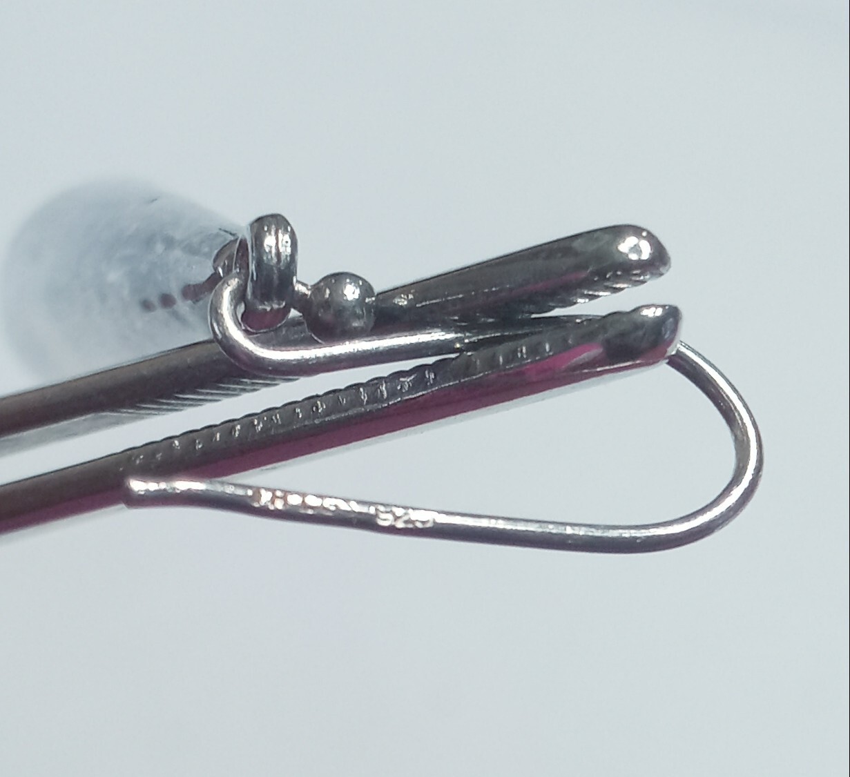 925 Solid Teardrop Earrings (E250) - image 6