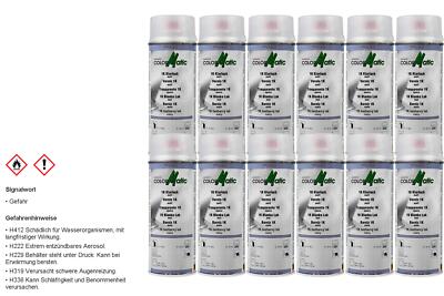 12x ColorMatic 1K Klarlack transparent Professional matt Spraydose 400ml 335600