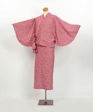 Kimono / Easy-Wear Rose Pink Two-Piece Kimono with Butterfly Motif / 2504302