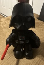 Disney Star Wars Darth Vader Red Light-Up Lightsaber Plush 10 Stuffed Toy Doll
